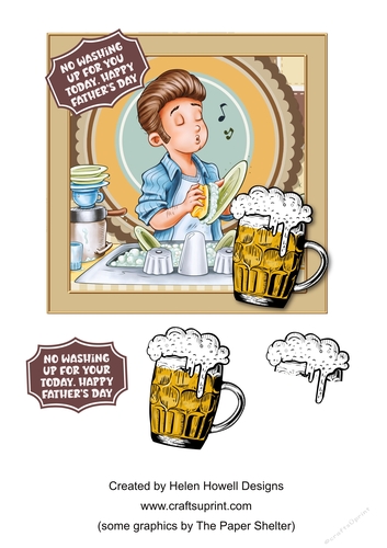 No Washing Up - Topper
