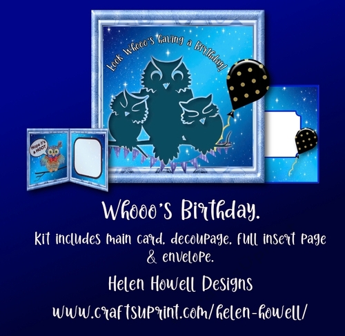 Whooos Birthday - Unisex Card