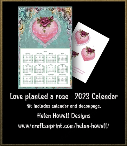 Love Planted a Rose - 2023 Calendar