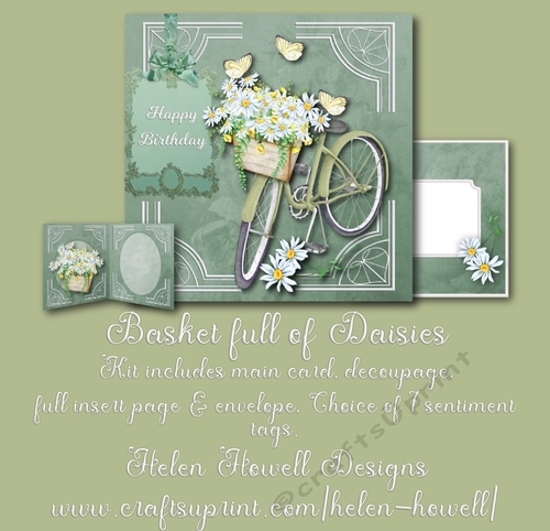 Basket full of Daisies - Multi Occasions Card 
