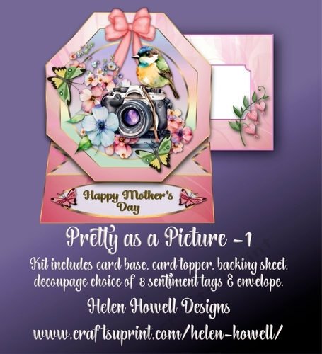 Pretty as a Picture - 1 - Multi Occasion  Easel Card