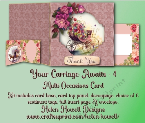 Your Carriage Awaits 4 - Cut & Fold with 3D Front Panel 