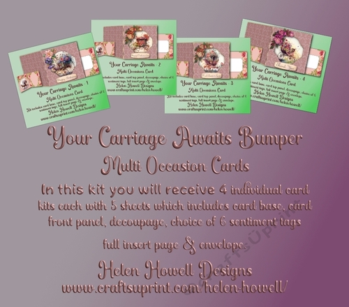 Your Carriage Awaits Bumper Kit - Cut & Fold with 3D Front Panel 