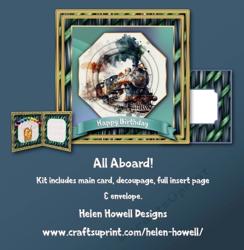 All Aboard Pyramid - Birthday/Fathers Day Card