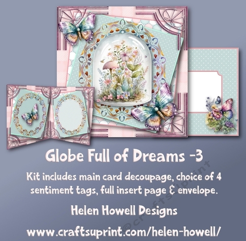Globe full of Dreams - 3 - Multi Occasions Card