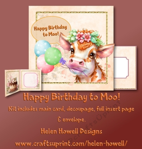 Happy Birthday to Moo - Unisex Card