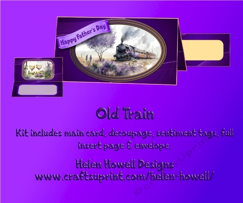 Old Train - Birthday/Fathers Day