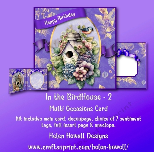 In the Birdhouse - 2 - Multi Occasions Card