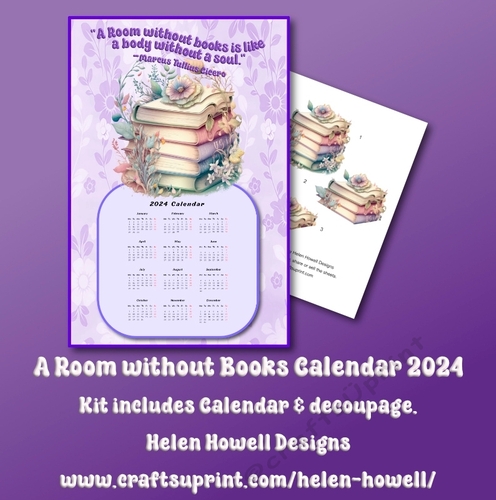 A Room without books Calendar 2024
