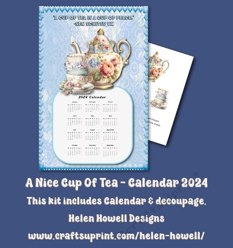 A Nice Cup of Tea Calendar 2024