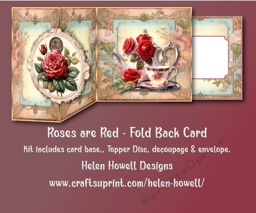 Roses are Red - Fold Back Card
