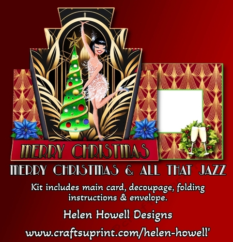 Merry Christmas Jazz - Stepper Card