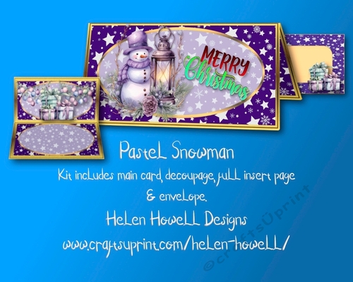 Pastel Snowman