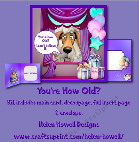 Youre How Old? - Unisex card