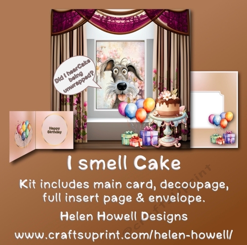 I smell cake - Unisex card