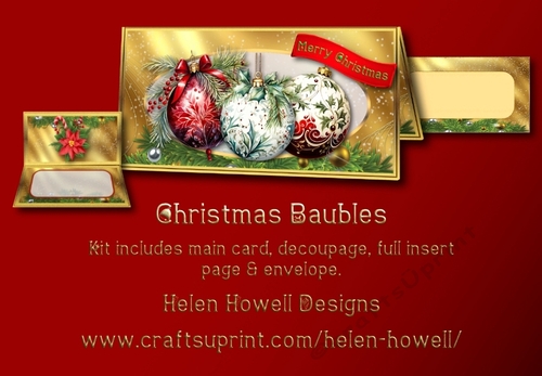 Christmas Baubles - Cut and Fold