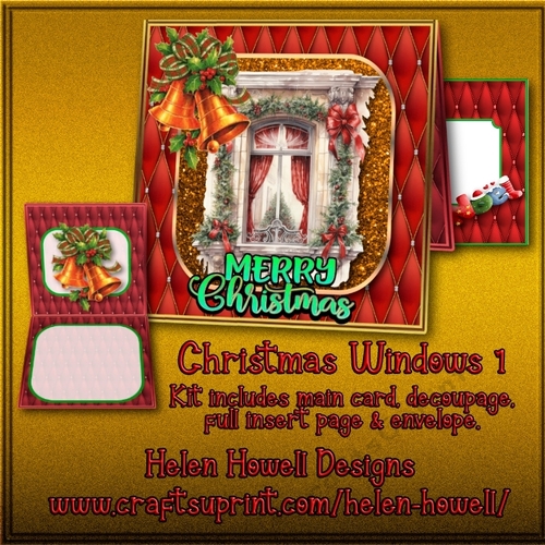Christmas Window 1 - Tent Card