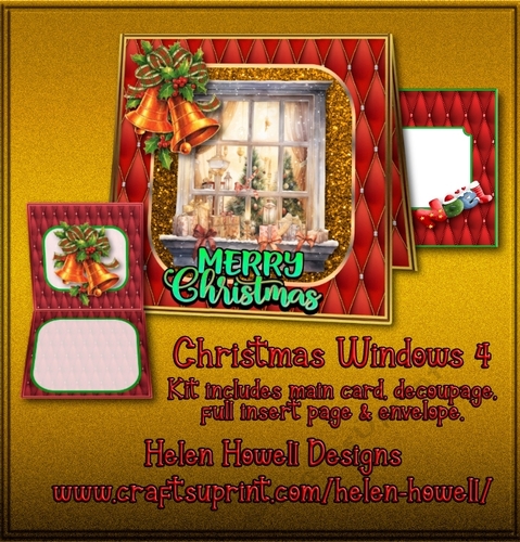Christmas Window 4 - Tent Card