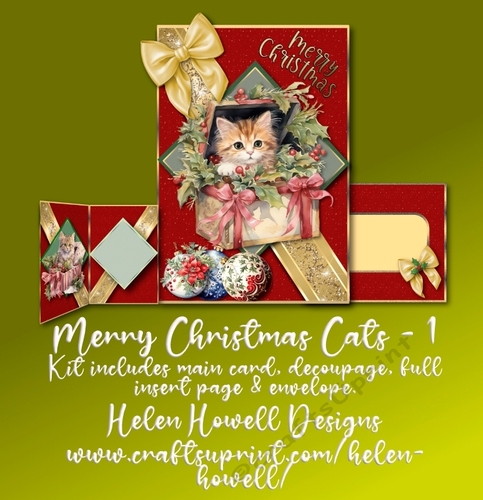 Merry Christmas Cats - 1