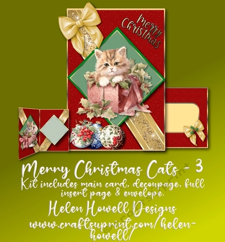 Merry Christmas Cats - 3