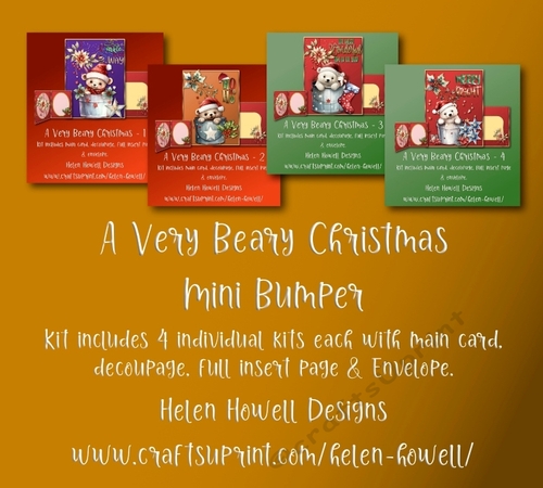 A Very Beary Christmas  - Mini Bumper