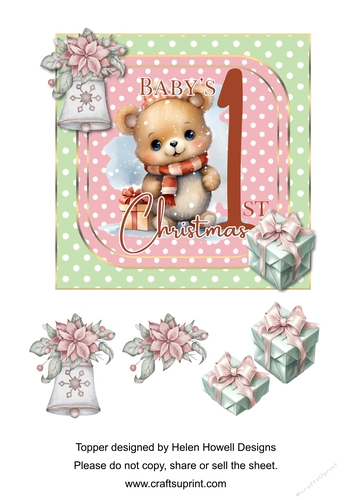 Babys First Christmas -Girl 