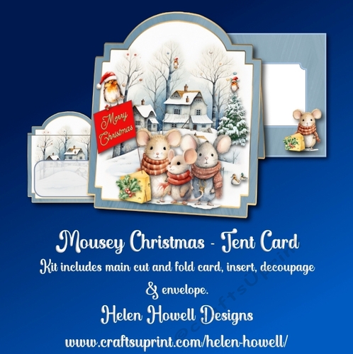 Mousey Christmas - Tent Card