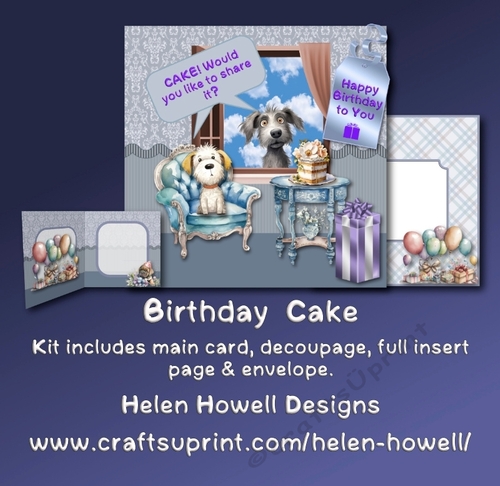 Birthday Cake  - Unisex Card