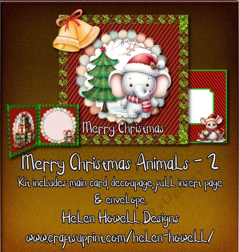 Merry Christmas Animals 2