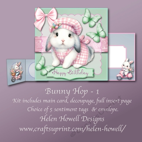 Bunny Hop 1 - Multi Occasions Card
