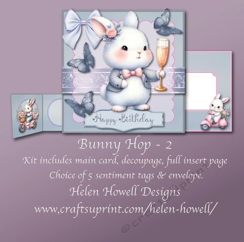 Bunny Hop 2 - Multi Occasions Card