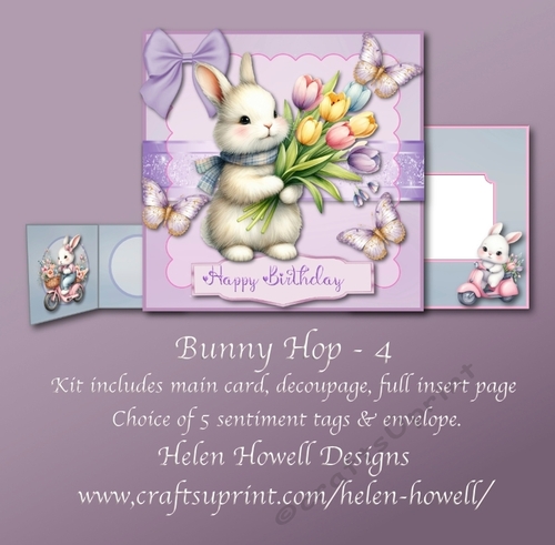 Bunny Hop 4 - Multi Occasions Card