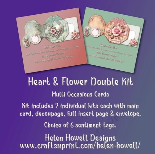 Flower and Heart Double Kit - Multi Occasions