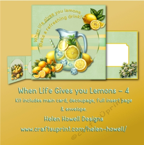 When life gives you lemons 4 - Blank Card