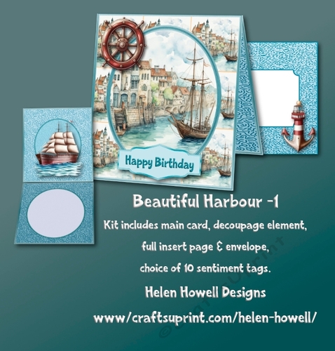 Beautiful Harbour 1 - Tent Card