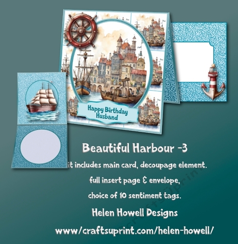 Beautiful Harbour 3 - Tent Card
