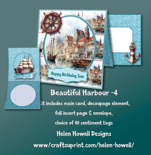 Beautiful Harbour 4 - Tent Card