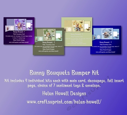 Bunny Bouquet - Bummper Kit - Multi Occasions Card