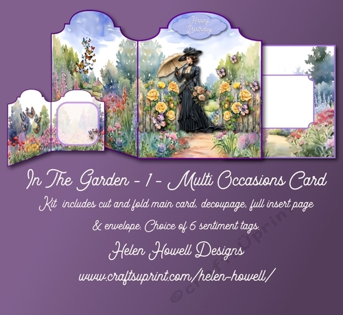 In the garden 1 - Multi Occasions Card