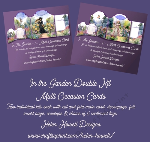 In the garden Double Kit - Multi Occasions Card
