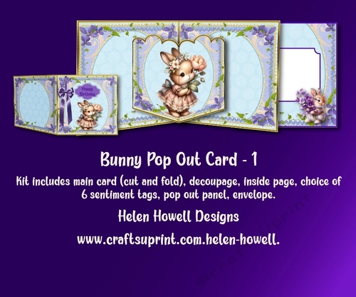 Bunny Pop Out - Multi Occasion Card