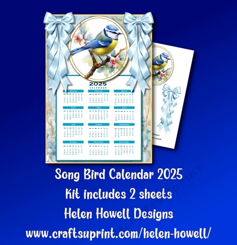 Song Bird Calendar 2025