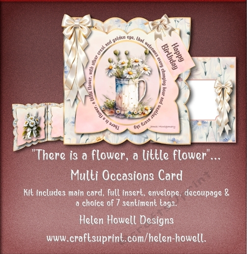 There is a flower, a little flower... Multi Occasions Card