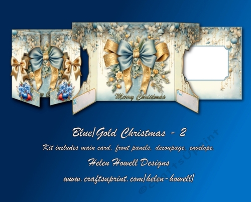 Blue Gold Christmas 2