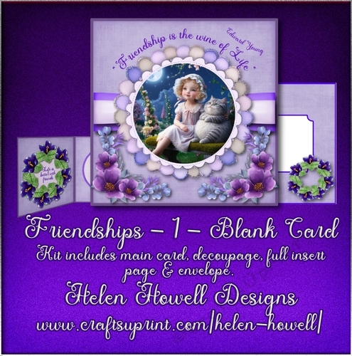 Friendships 1  - Blank Card