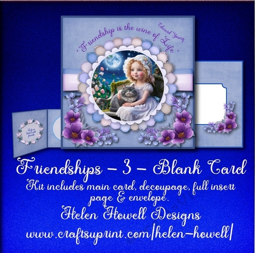 Friendships 3  - Blank Card