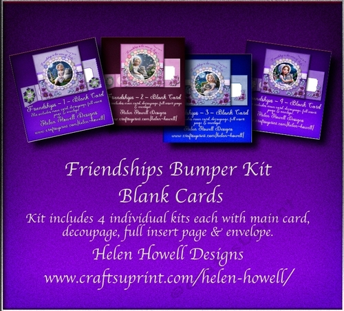 Friendships  Bumper kit - Blank Cards