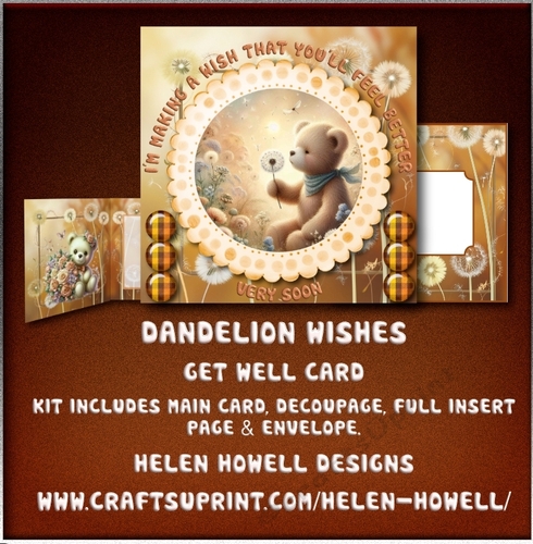 Dandelion Wishes - Get Well Card