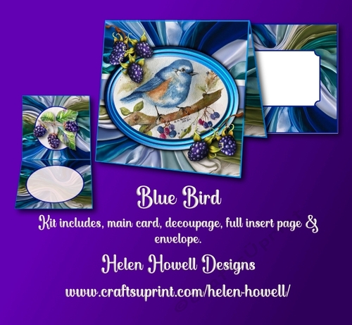 Blue Bird - Blank Card1