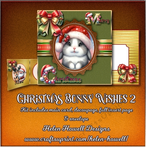 Christmas Bunny Wishes 2